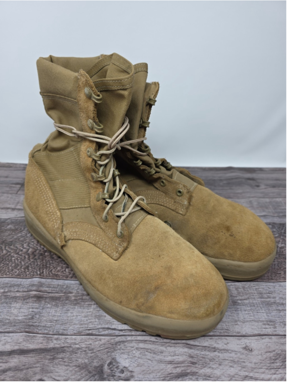 Vibram Hot Weather Army Combat Boots Coyote AHWC 08.0 W Sz 8W Bellville 2018